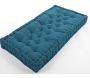 Coussin de palette en coton coloré 120 x 60 cm - 