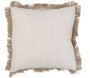 Coussin à franges en raphia 40 cm - CMP-2220