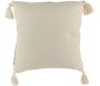 Coussin rayures style berbères avec pompons 40 cm - CMP-2758