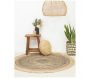 Coussin en sisal  - AUB-4362