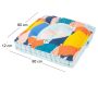 Coussin de sol en coton 60 x 60 x 12 cm - 7