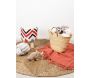 Coussin en velours Noeud 25 cm - AUBRY GASPARD