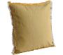 Coussin en coton avec franges