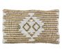 Coussins à motif en jute et coton blanc (Lot de 3) - 8