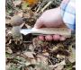 Couteau à champignons en acier inoxydable avec brosse - GARDEN TOOLS