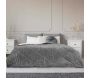 Couvre lit en flanelle sherpa 220 x 240 cm - THE HOME DECO FACTORY