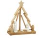 Crèche en bois et céramique
