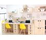 Cube de rangement en pin massif Dinamic - 47,92