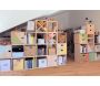 Cube de rangement en pin massif Dinamic - 59,90