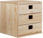 Cube de rangement en pin massif Dinamic