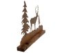 Décor de table en Bois et Métal Cerf et Sapins - AUBRY GASPARD