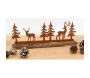 Décor cerfs et sapins en métal - AUBRY GASPARD