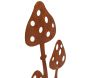 Décor champignons sur pied en métal vieilli - 7