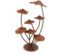 Décoration de jardin champignons rouille 26 x 21 x 44 cm