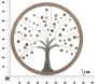 Décoration murale Arbre en métal Tree of life 80 x 2 cm - MAU-0258