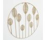 Décoration murale ajouré en jute - Feuille - 125