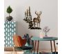 Décoration murale en bois et métal Acacia Deer - HANAH HOME