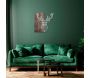 Décoration murale bois et métal Animal - HANAH HOME
