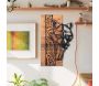 Décoration murale bois et métal Animal - HANAH HOME