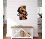 Décoration murale bois et métal Animal - HANAH HOME