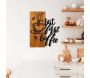 Décoration murale en bois et métal Citation - 42,34