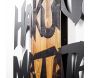 Décoration murale en bois et métal Citation - 57,39