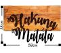 Décoration murale en bois et métal Citation - ASI-1620