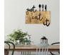 Décoration murale en bois et métal Citation - HANAH HOME