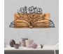 Décoration murale en bois et métal Florale - 5