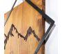 Décoration murale en bois et métal Montagnes - 34,90