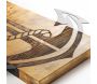 Décoration murale en bois et métal Walnut - 26,90