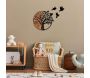 Décoration murale en bois et métal Arbre et oiseaux en vol - 5