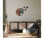 Décoration murale en bois et métal Arbre et oiseaux en vol - 6