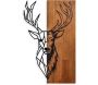 Décoration murale en bois et métal Walnut - ASI-0147