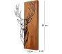Décoration murale en bois et métal Walnut - 5