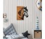 Décoration murale en bois et métal Walnut - 5
