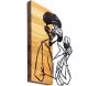 Décoration murale en bois et métal Walnut - ASI-1025