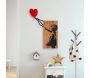 Décoration murale en bois et métal Walnut - 5