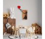 Décoration murale en bois et métal Walnut - HANAH HOME