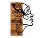 Décoration murale en bois et métal Walnut