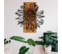 Décoration murale en bois et métal Walnut - HANAH HOME