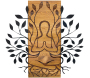 Décoration murale en bois et métal Walnut