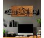Décoration murale en bois et métal Walnut - 42,90