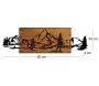 Décoration murale en bois et métal Walnut - 5