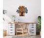 Décoration murale en bois et métal Walnut - 59,90