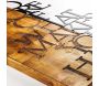 Décoration murale en bois et métal Walnut - 39,90