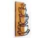 Décoration murale en bois et métal Walnut - 29,90