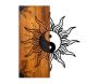 Décoration murale en bois et métal Walnut