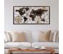 Décoration murale en bois et métal World Map - 6