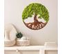 Décoration murale en bois et mousse Arbre 44 cm - HANAH HOME